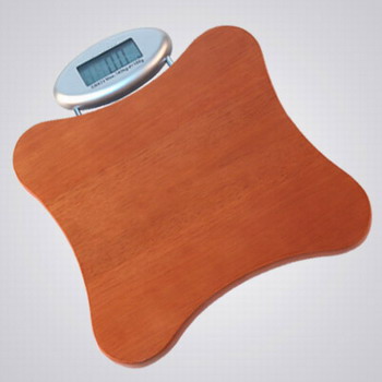Solid Wood Platform Digital Bathroom Scale SDB0823-WD